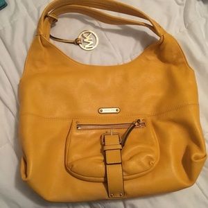 Yellow Michael Kors Hobo Bag